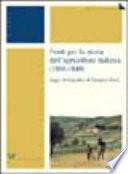 Fonti per la storia dell'agricoltura italiana (1800-1849)