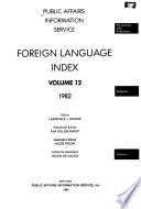 Foreign Language Index