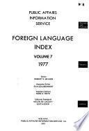 Foreign Language Index