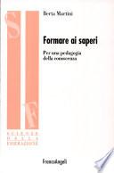 Formare ai saperi