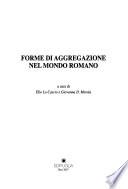 Forme di aggregazione nel mondo romano