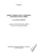 Forme e modelli della tradizione manoscritta della Bibbia