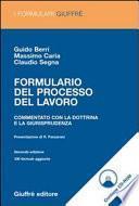 Formulario del processo del lavoro