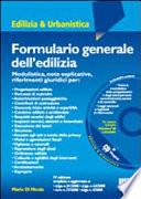 Formulario generale dell'edilizia