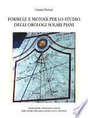 Formule e metodi per lo studio degli orologi solari piani