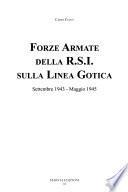 Forze armate della RSI sulla Linea gotica