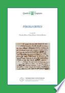 Foscolo critico