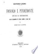 Foscolo e Pindemonte