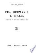 Fra Germania e Italia