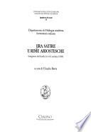 Fra Satire e Rime ariostesche