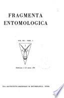 Fragmenta entomologica