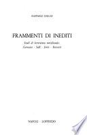 Frammenti di inediti