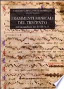 Frammenti musicali del Trecento nell'incunabolo Inv. 15755 N.F. della Biblioteca del dottorato dell'Università degli studi di Perugia