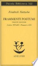 Frammenti postumi