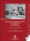 Francescanesimo e cultura nella provincia di Messina