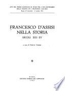 Francesco d'Assisi nella storia: Secoli XIII-XV