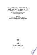Francesco Petrarca, da Padova all'Europa