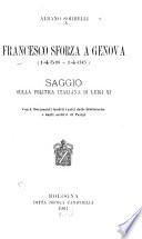 Francesco Sforza a Genova (1458-1466)
