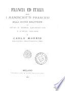 Francia ed Italia, ossia