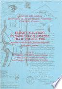 FRANE E ALLUVIONI IN PROVINICIA DI COSENZA FRA IL 1951 ED IL 1960: ricerche storiche nella documentazione del Genio Civile