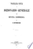 Fraseologia poetica e dizionario generale della Divina Commedia