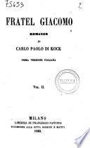 Fratel Giacomo romanzo di Carlo Paolo di Kock