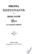 Frusta letteraria di Aristarco Scannabue opera di Giuseppe Baretti