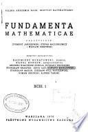 Fundamenta Mathematicae