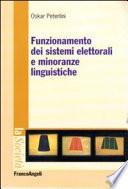 Funzionamento dei sistemi elettorali e minoranze linguistiche