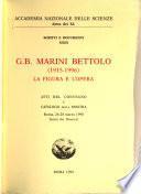 G.B. Marini Bettolo (1915-1996)
