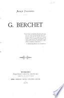 G. Berchet. - Torino, Boca 1888