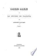 Galileo Galilei e lo studio di Padova