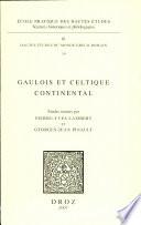 Gaulois et celtique continental