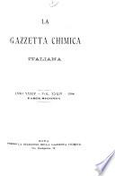 Gazzetta chimica Italiana