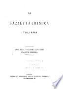 Gazzetta chimica Italiana
