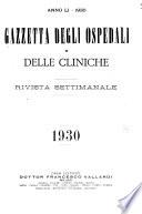 Gazzetta degli ospedali e delle cliniche
