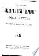 Gazzetta degli ospedali e delle cliniche