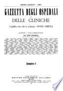 Gazzetta degli ospedali e delle cliniche