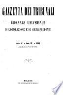 Gazzetta dei tribunali
