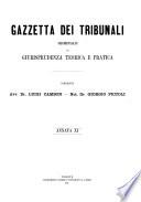 Gazzetta dei Tribunali