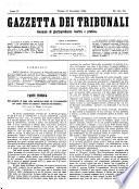 Gazzetta dei Tribunali