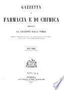 Gazzetta di farmacia e di chimica