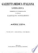 Gazzetta medica italiana, Lombardia