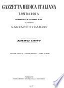 Gazzetta medica italiana, Lombardia