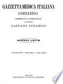 Gazzetta medica italiana, Lombardia