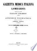 Gazzetta medica italiana Lombardia