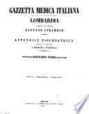 Gazzetta medica italiana, Lombardia
