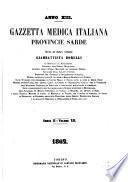 Gazzetta medica italiana. Stati Sardi