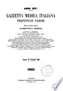 Gazzetta medica italiana. Stati Sardi