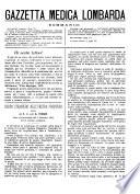 Gazzetta medica lombarda